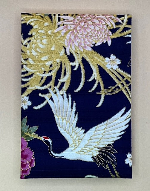 特製御朱印帖　大判　鶴と花